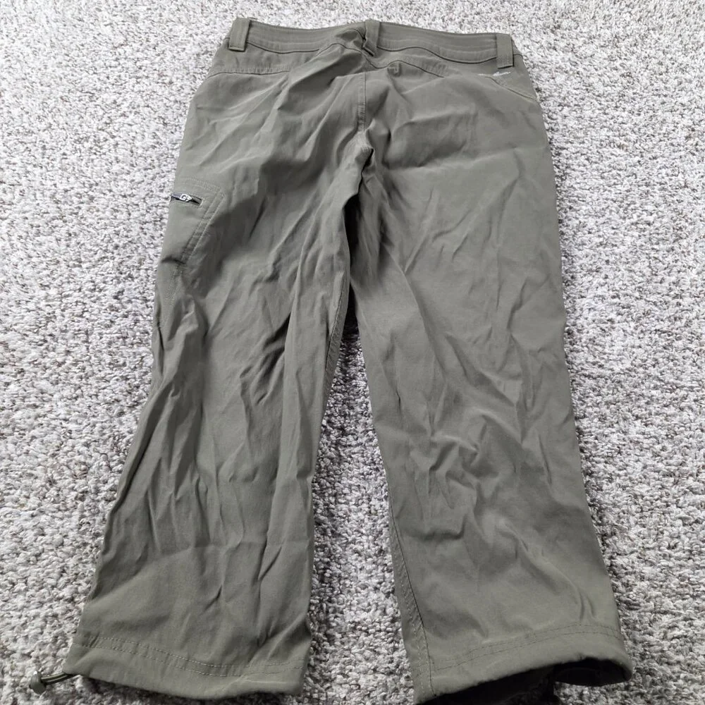 Lot Eddie Bauer Capri Pants Womens 4 Stretch Lightweight Crop Travel Hike - Picture 7 of 10